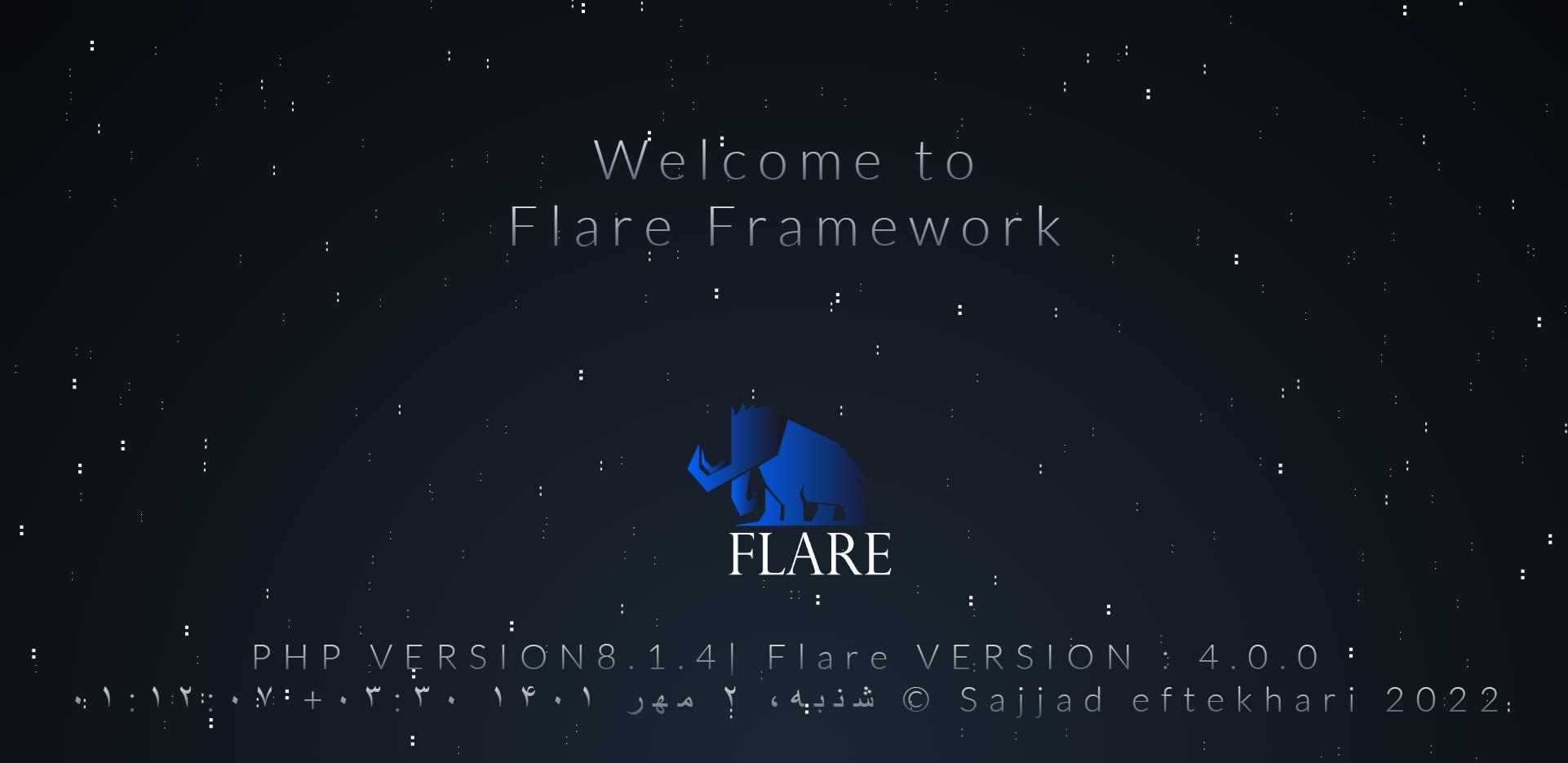 فریمورک فلر  flare frameworke 